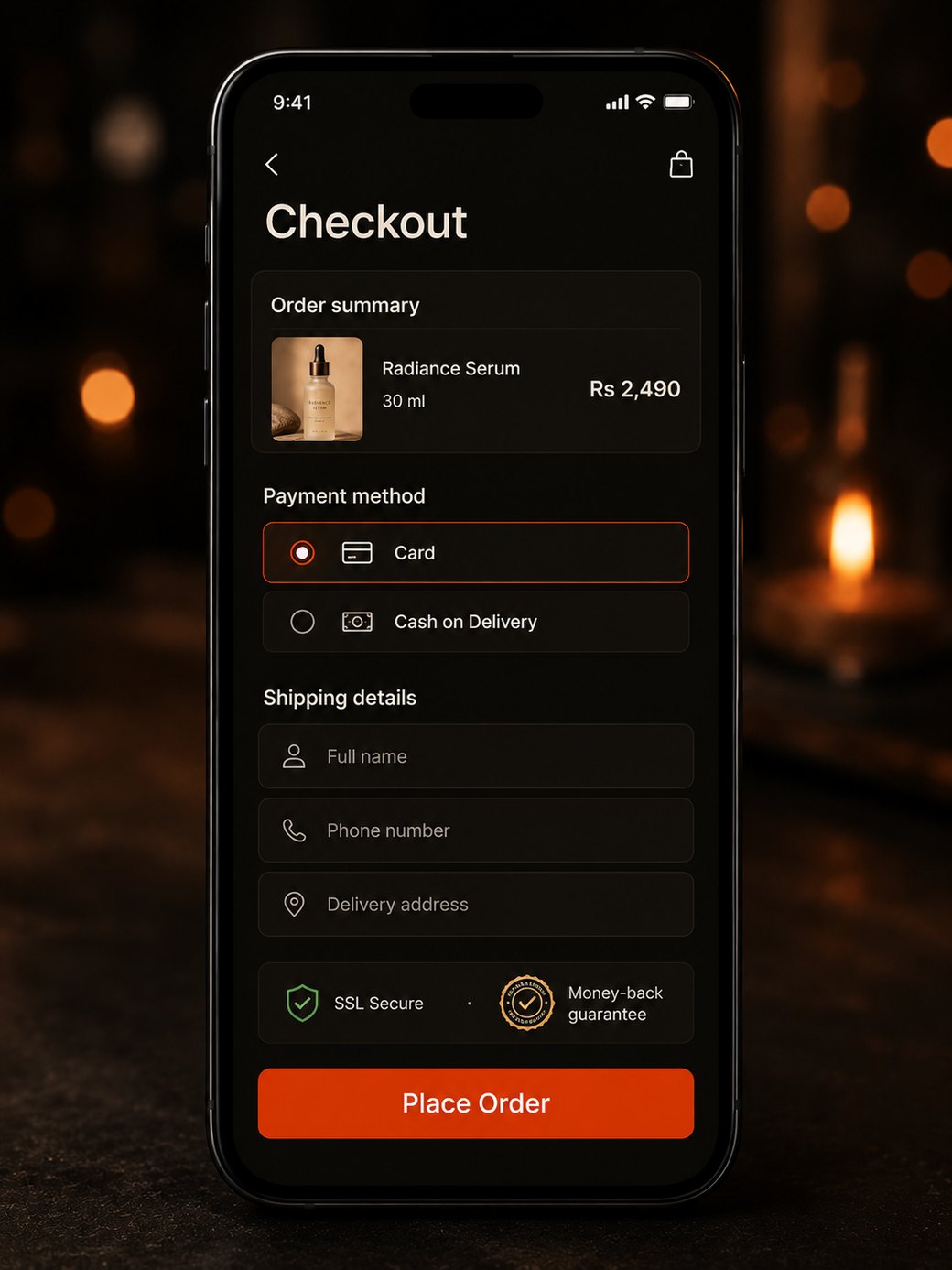 Trust signals and frictionless checkout