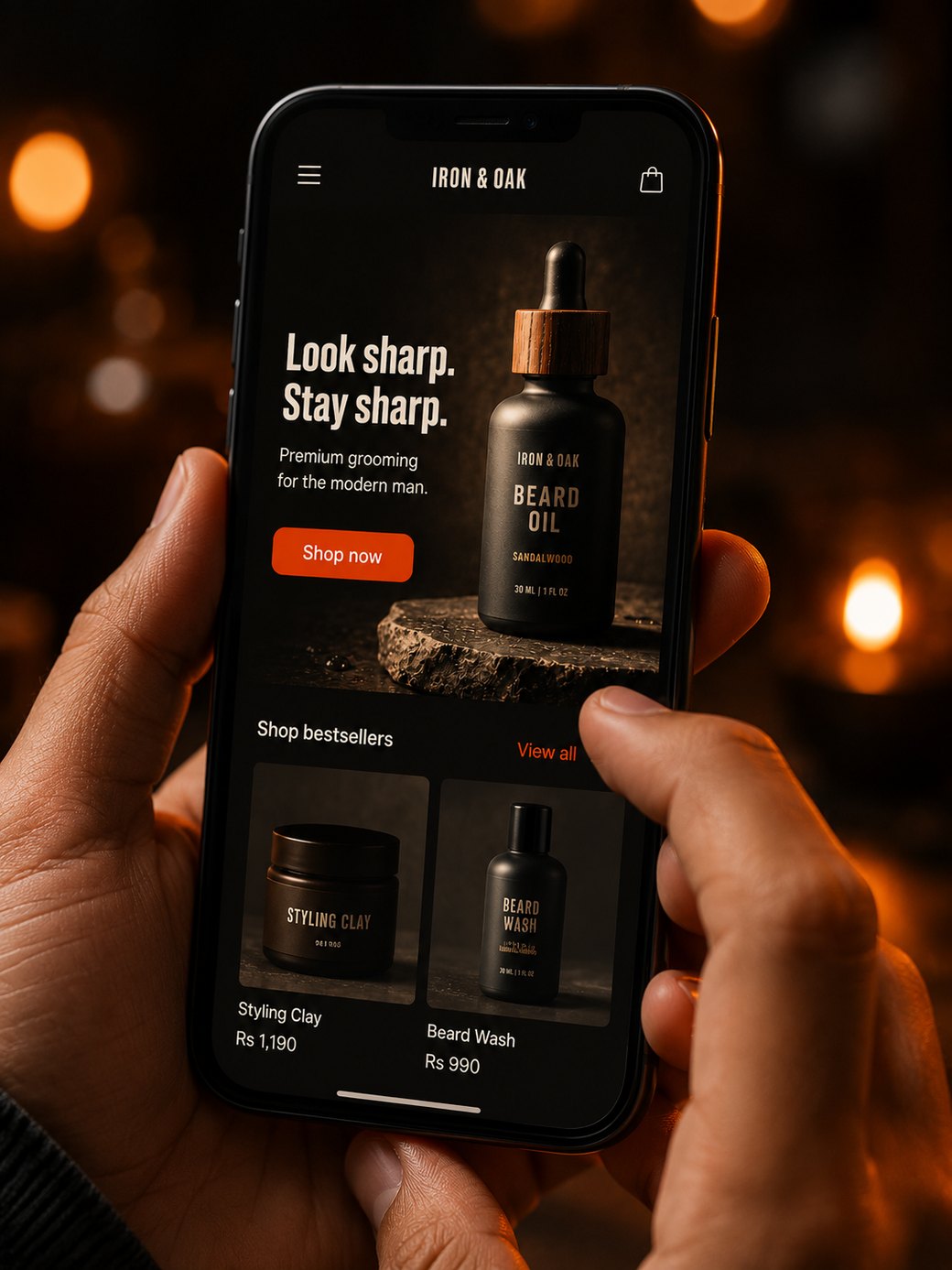 Mobile-first store design