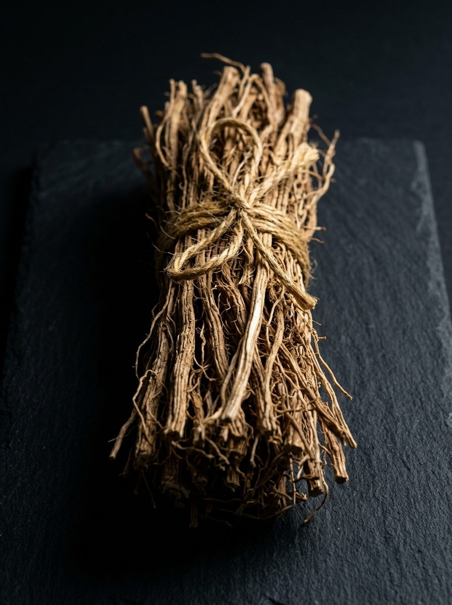 Demo close-up photograph of a raw perfumery material