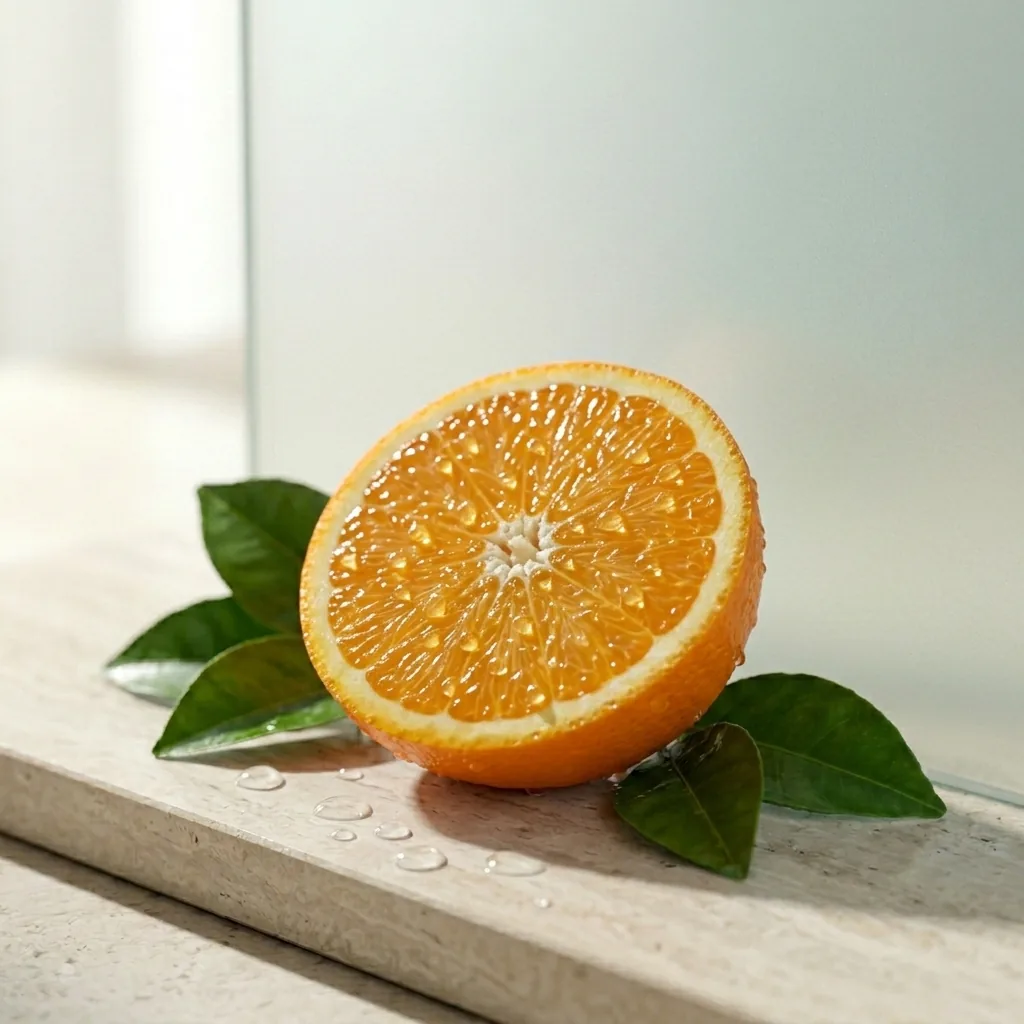 Fresh ingredients — orange and botanicals