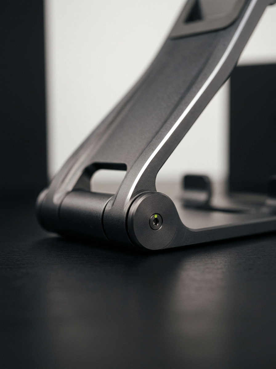 Folding Phone Stand · Aluminium