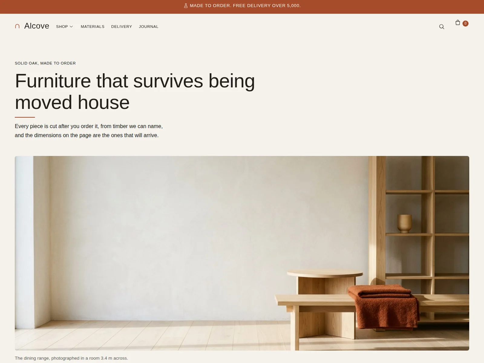 Alcove by Foxfora — homepage