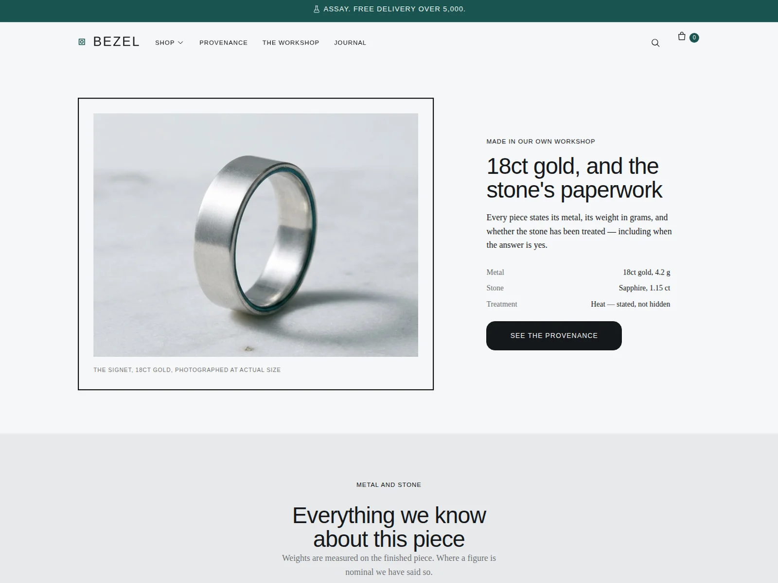 Bezel by Foxfora — homepage
