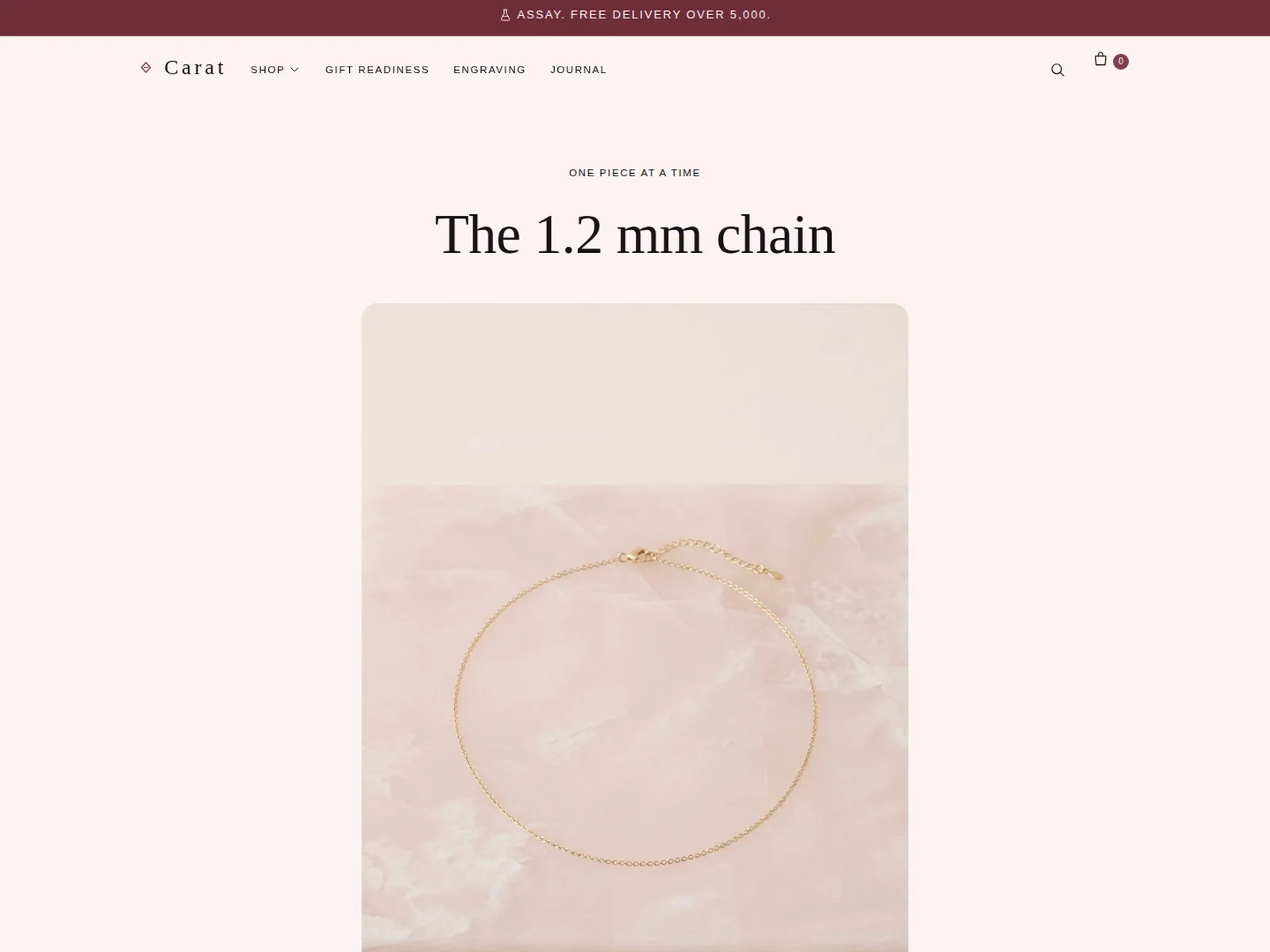 Carat by Foxfora — homepage