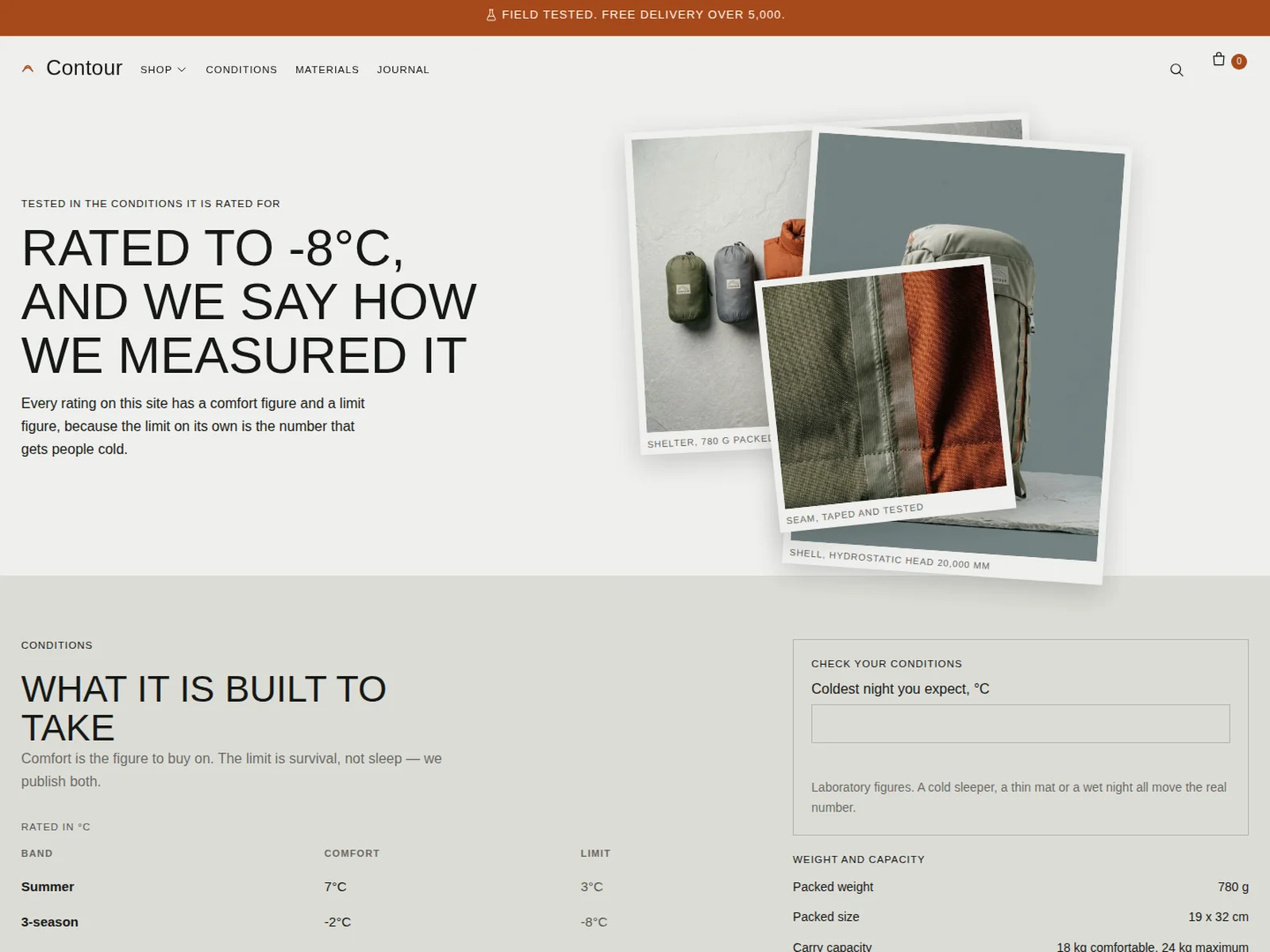 Contour by Foxfora — homepage