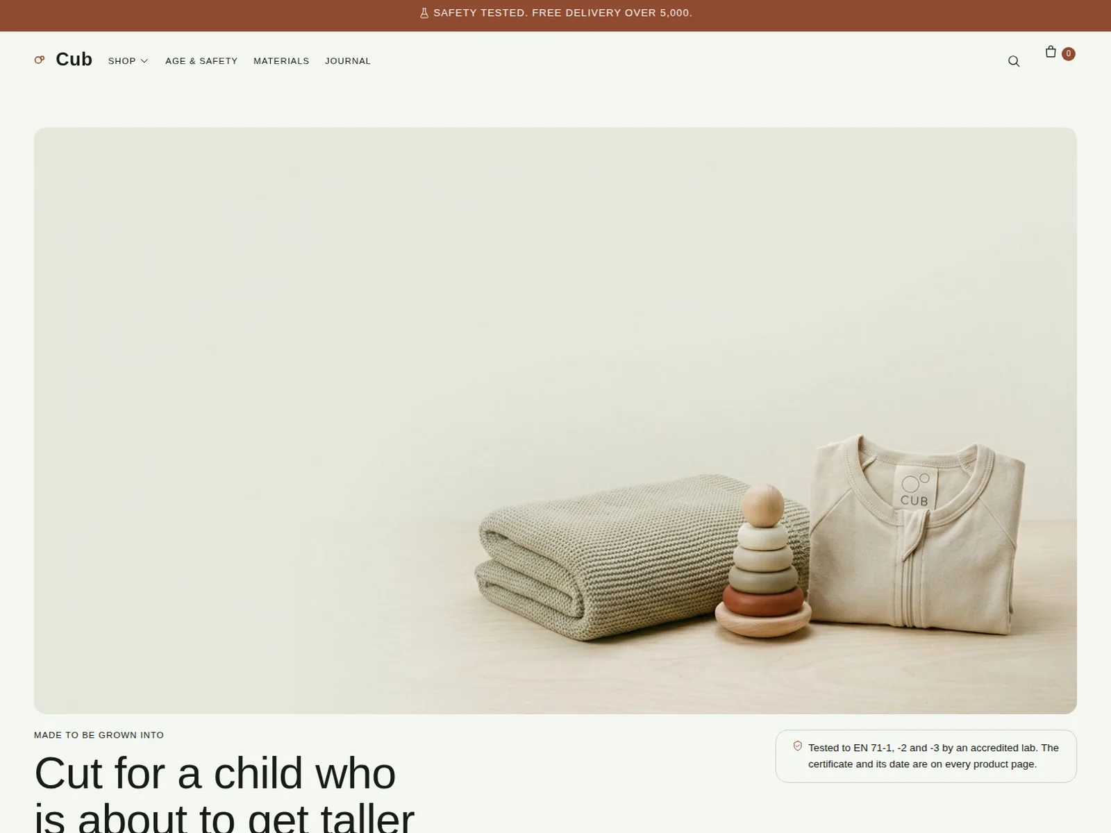 Cub by Foxfora — homepage