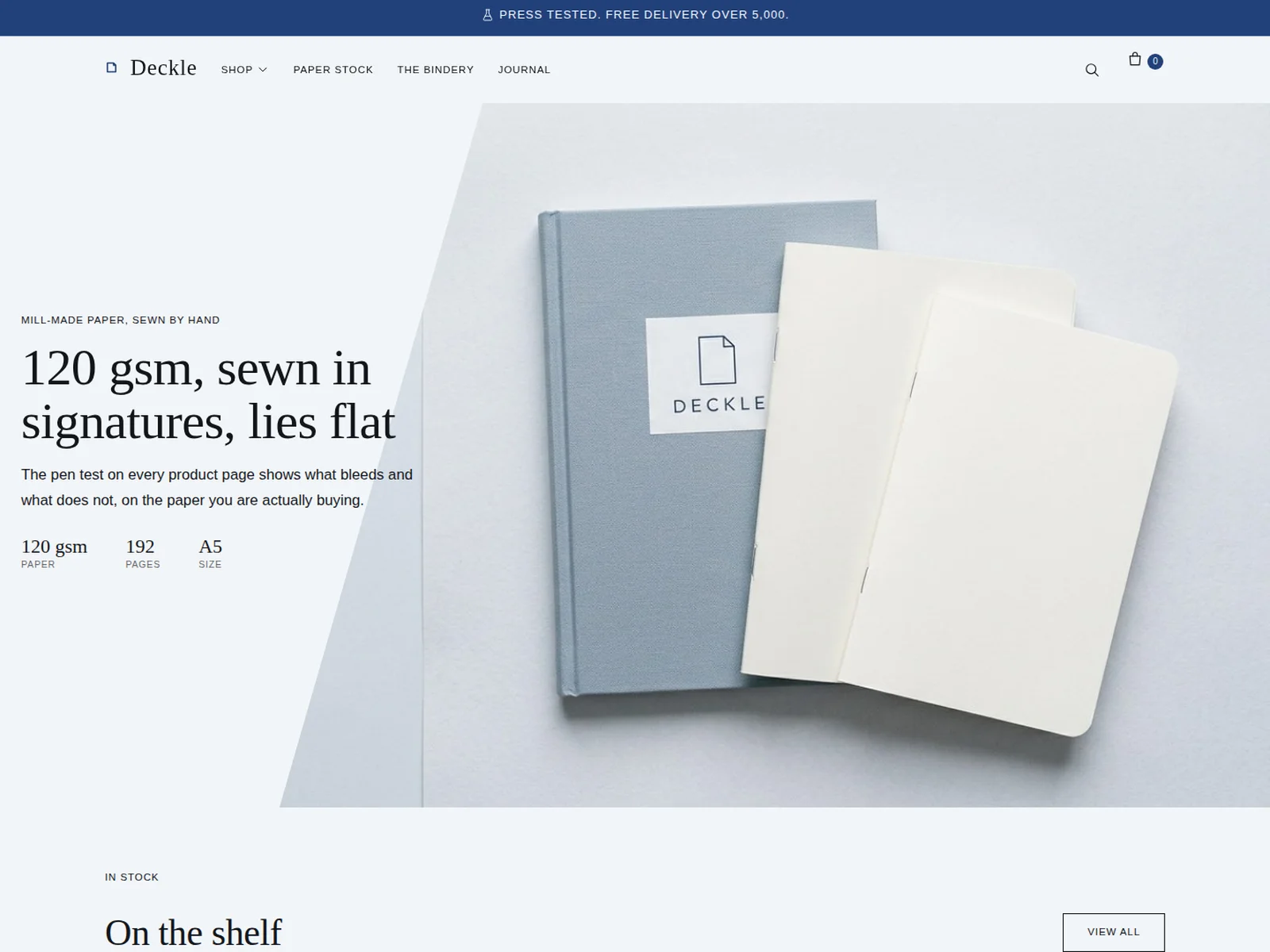 Deckle by Foxfora — homepage